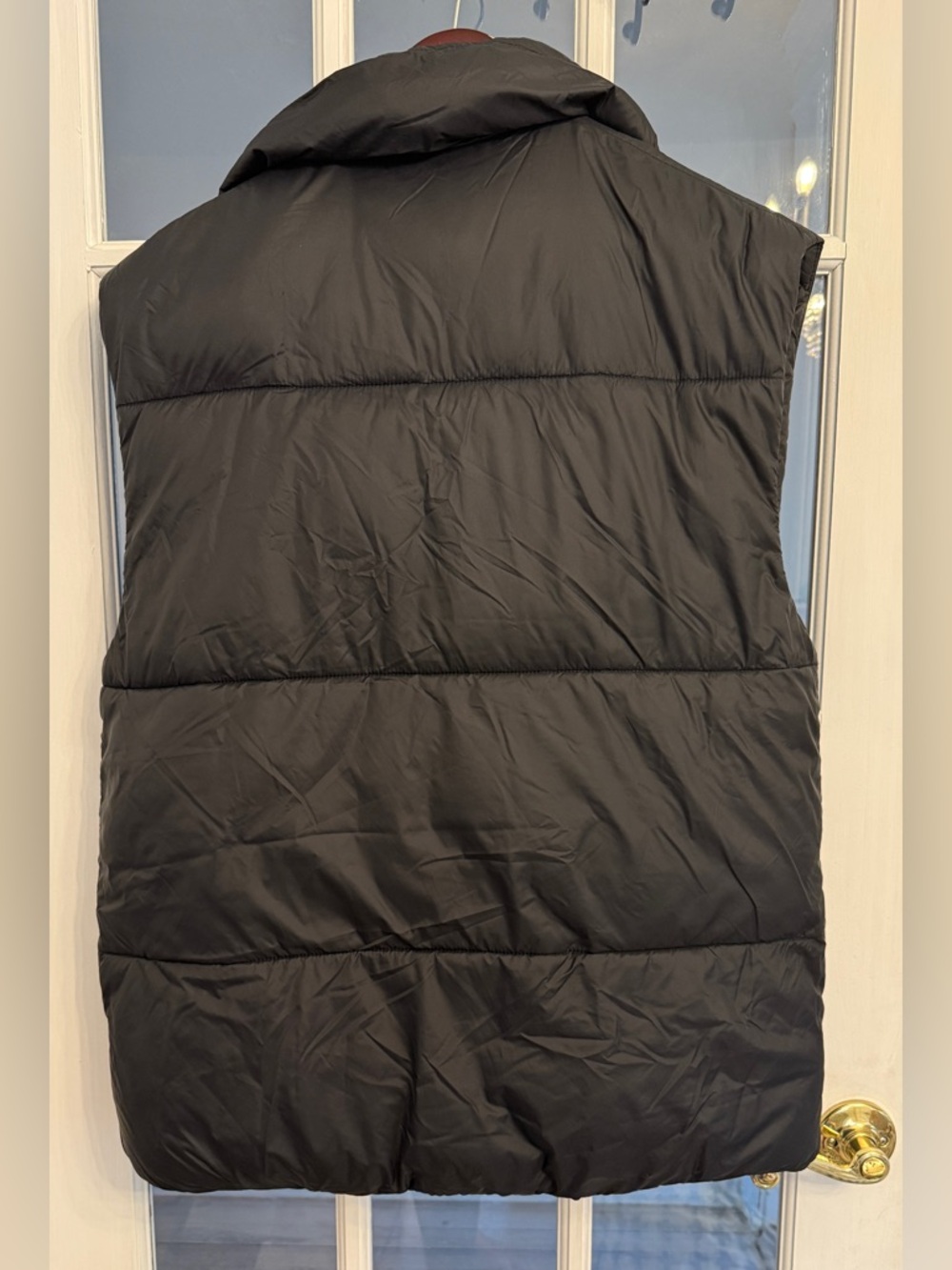 ABERCROMBIE & FITCH Men's Black Full Zip Puffer Vest Size S - Picture 2 of 4